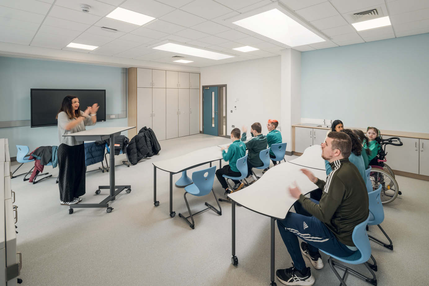Flexible classroom installation at Ardnashee SEN School and College