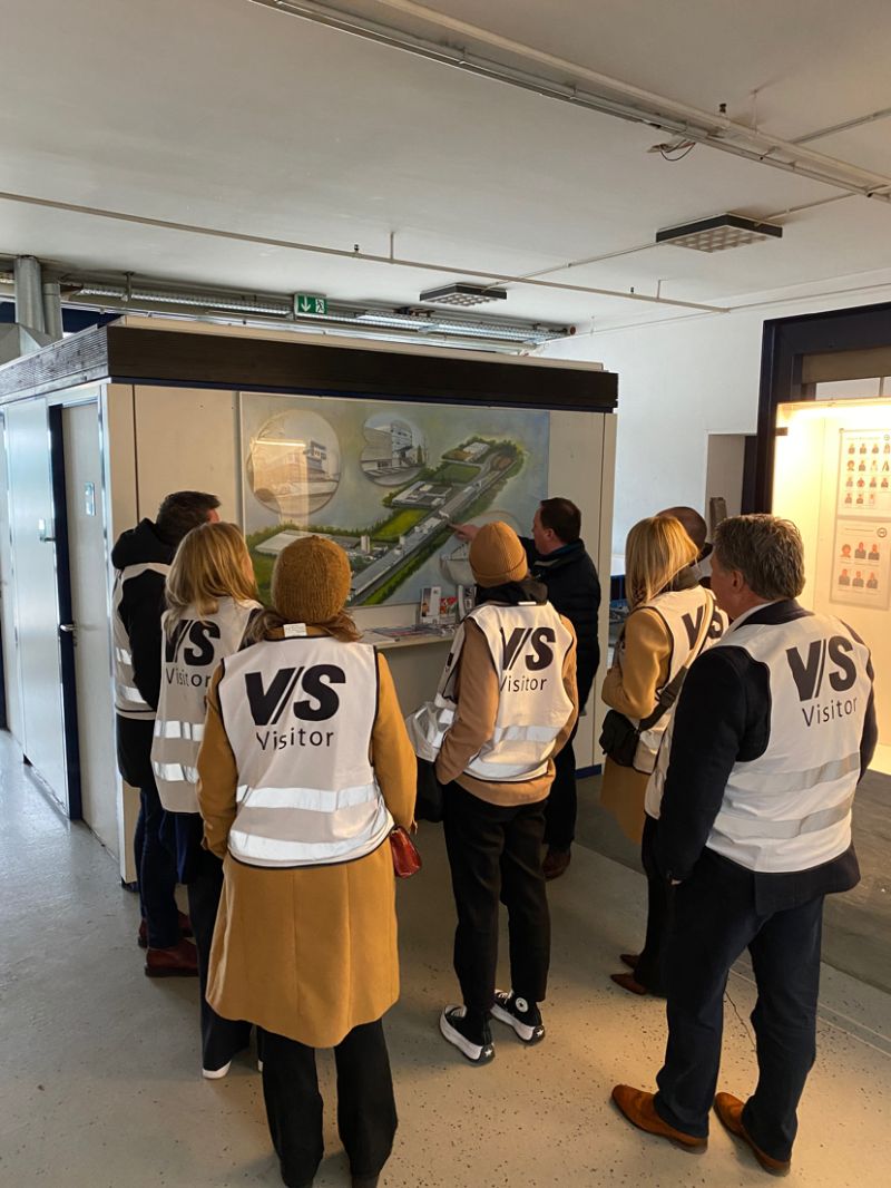 Customers visiting the VS factory in Tauberbischofsheim, Germany